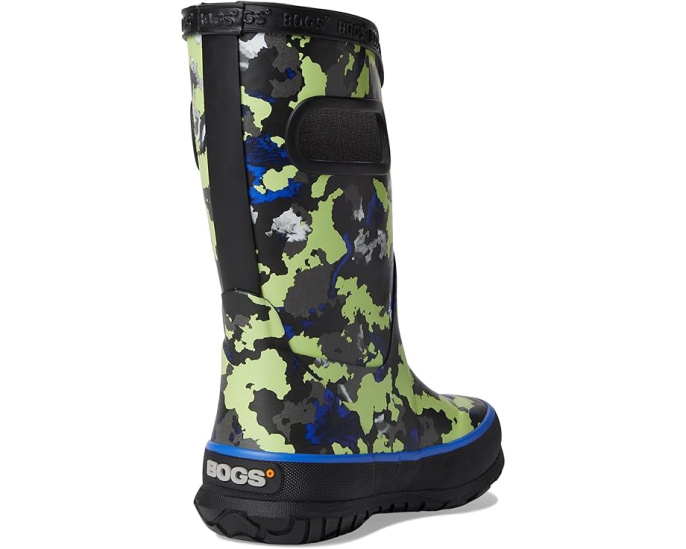 Детские сапоги Bogs Rainboot Camo Texture с камуфляжным принтом и биоразлагаемой стелькой