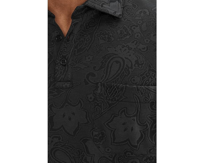 Поло Johnston & Murphy Evans Jacquard с узором из пима-хлопка и полиэстера