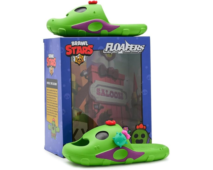 Тапочки Floafers Spike в коллаборации с Brawl Stars