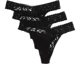 Набор из 3 стрингов Hanky Panky с классической посадкой и хлопковой ластовицей