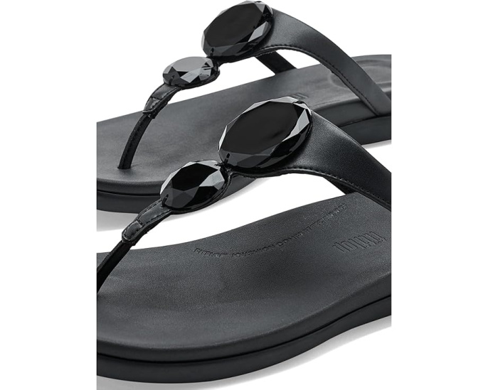 Босоножки Solay Glossy Disc с перепонкой на мыске FitFlop