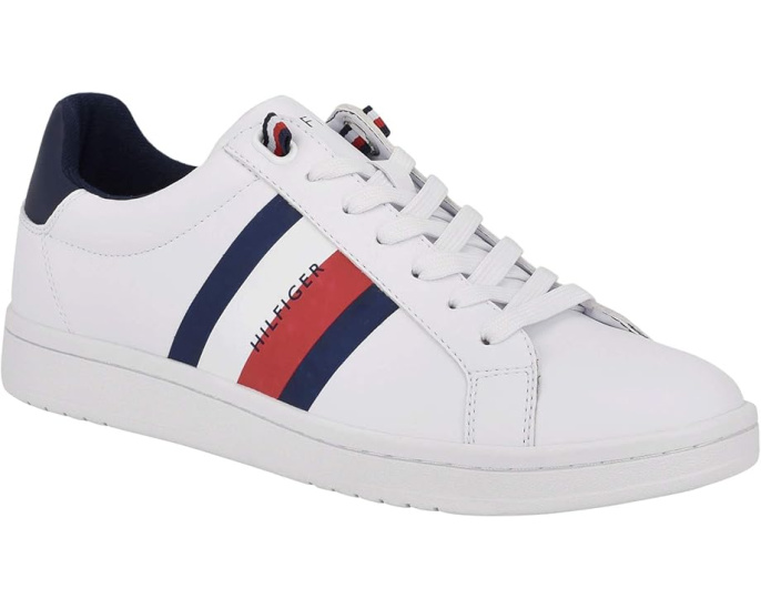 Tommy Hilfiger Lectern белые кроссовки на шнуровке с круглым носком