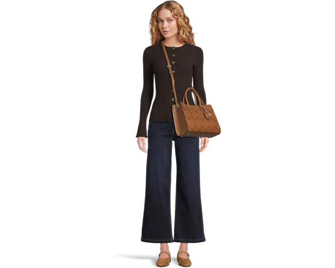 Сумка-сатчел MICHAEL Michael Kors Scarlett Medium East West из ПВХ