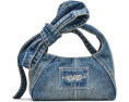 Мини-сумка Marc Jacobs The Bow Denim Mini Sack с бантом из денима