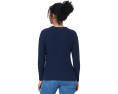 Свитер L.L.Bean Midweight Cotton Slub с воротником-стойкой и длинным рукавом