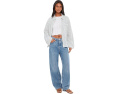 Free People полосатая льняная рубашка Laurel