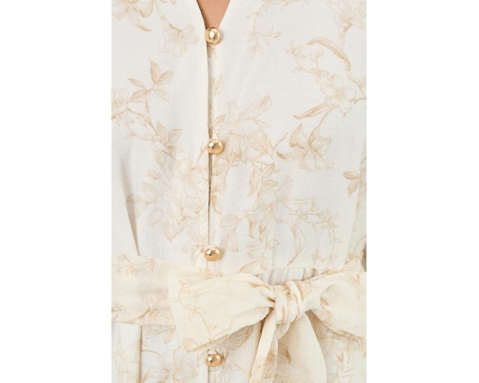Макси-платье Three Teir Button Bodice с пуговицами от Vince Camuto