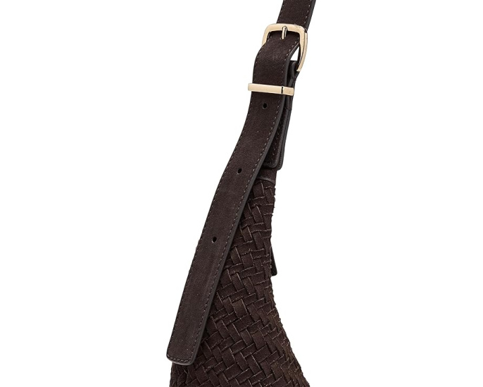 Сумка The Essential Curve Shoulder Bag из замши Madewell