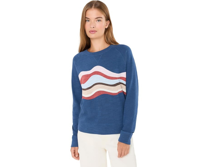Джемпер Faherty Sunwashed Slub с круглым вырезом