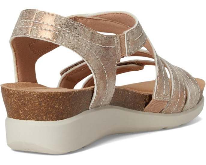 Босоножки Clarks Calenne Clara на клине с ремешками из кожи