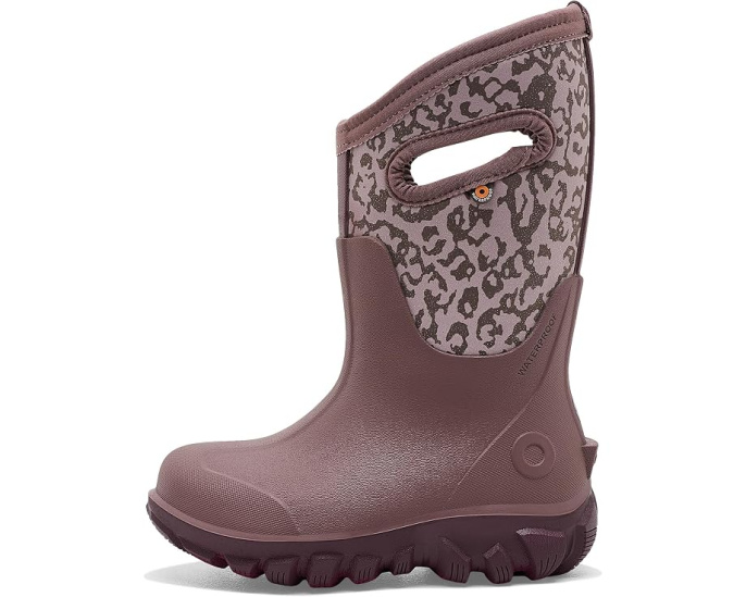 Bogs Classic Seamless-Glitter Leopard ботинки для детей