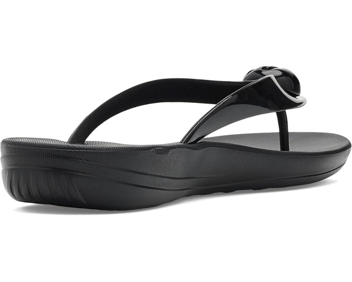 Шлепанцы iQushion Glossy Button FitFlop с резиновым верхом