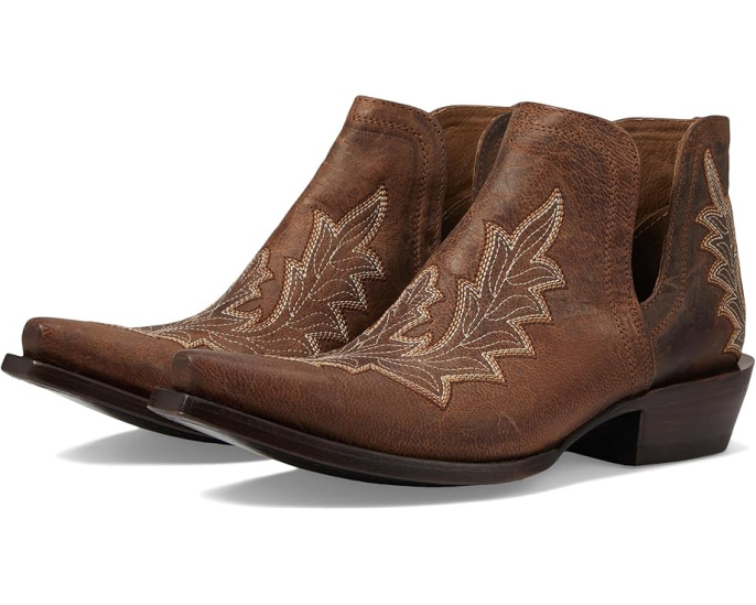 Ariat ковбойские сапоги Dixon с низким каблуком из кожи Rhino Tan