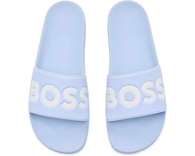 Сланцы Big Logo Slide Sandals BOSS с крупным логотипом