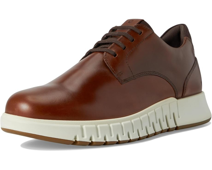 Кроссовки ECCO Gruuv Studio Plain Toe с кожаным верхом и съемными стельками