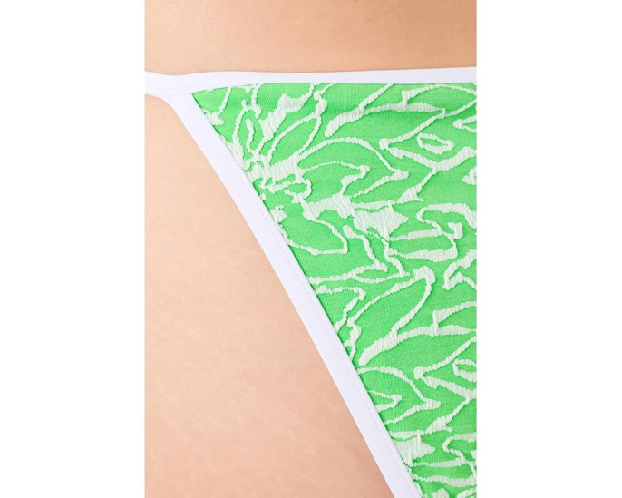 BECCA плавки Water Lily Demi Tie Side с фактурой