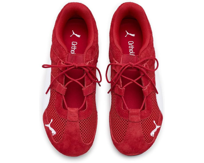 Кроссовки Puma Speedcat GO красные с белым