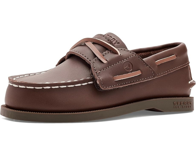 Детские мокасины Sperry Authentic Original с застежкой на липучке