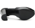 Лодочки Nine West Keela с блочным каблуком глянцевые лакированные черные