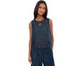 Топ Madewell Denim Embroidered Shell с вышивкой