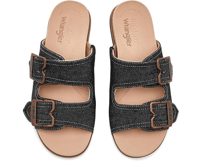 Dr. Scholl's сандалии So Wrangler в вестерн стиле с джинсовыми ремешками