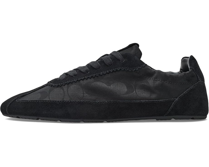 Coach Soft Sneakers с подписным нейлоном и замшей