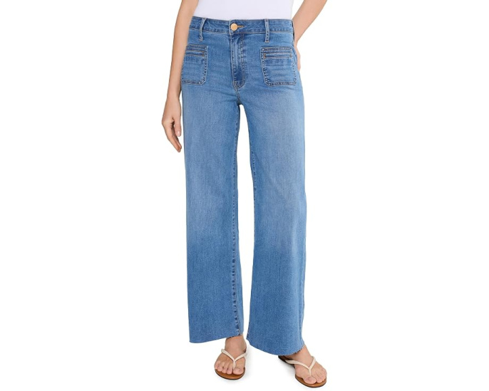 KUT from the Kloth Джинсы Meg Wide Leg с высокой талией цвета Sunny