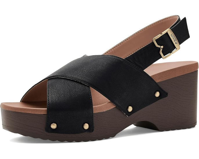 Сандалии Dr. Scholl's Weslee Slingback с каблуком 7 см и круглым носком