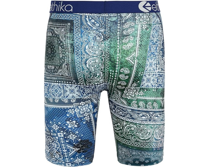 Трусы Indigo Bloom Kapital от ethika с принтом в стиле индиго