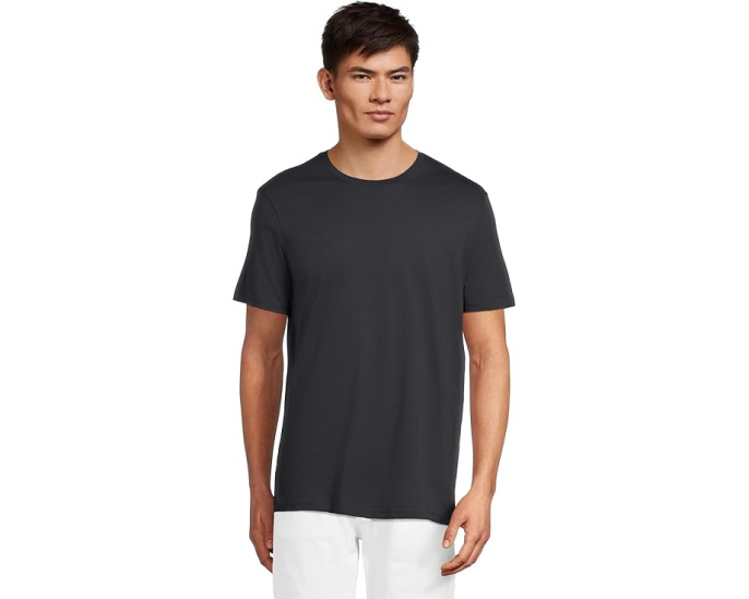 Футболка с круглым вырезом и маленьким патчем от Armani Exchange