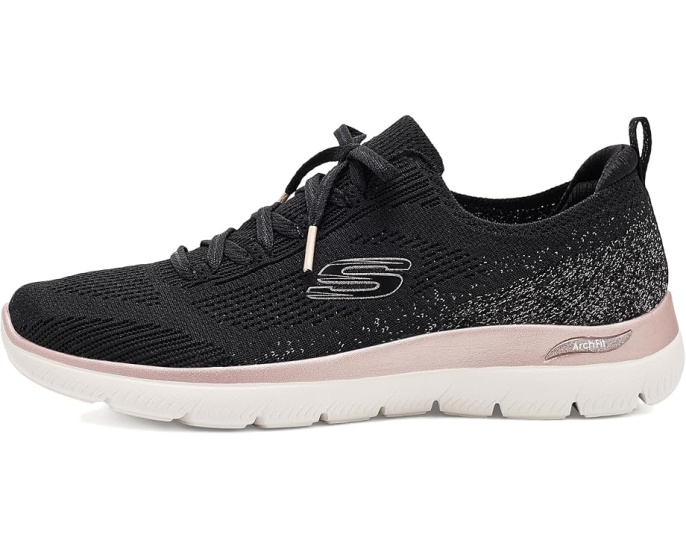 Skechers Arch Fit Summits Shimmering Grace кроссовки с блестками