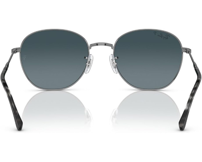 Солнцезащитные очки Ray-Ban 0RB3809 с металлической овальной оправой