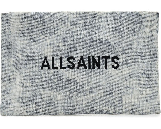 Джинсовый клатч AllSaints Izzy Washed Grey