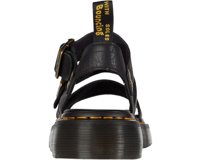 Сандалии-гладиаторы Dr. Martens Gryphon на платформе с кожаным верхом