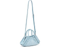 Маленький саквояж Marc Jacobs The Cristina из хлопка с деним-эффектом