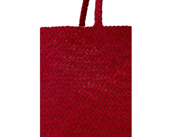 Madewell Кожаная сумка-тоут Handwoven Leather Tote с плетеным дизайном