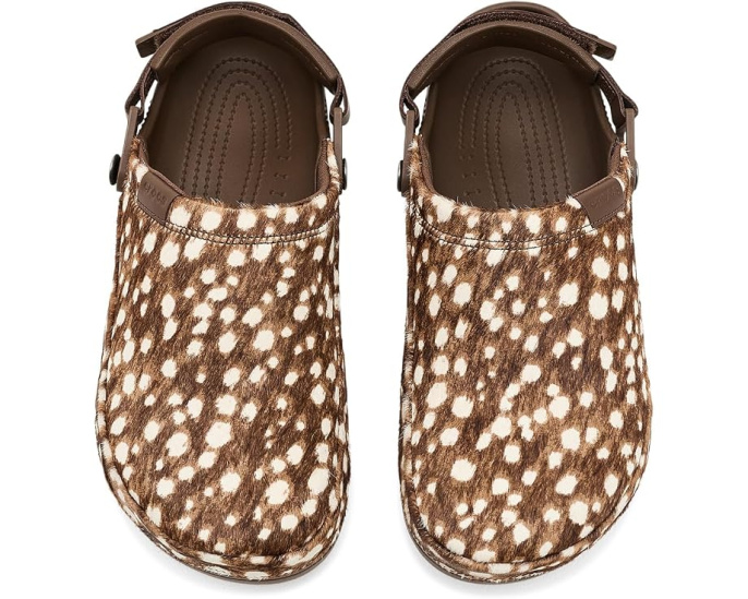 Сабо Crocs Crafted из пони с кожаным верхом