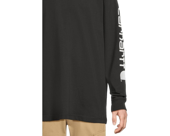 Футболка Carhartt Signature Sleeve Logo L/S Tee с длинным рукавом