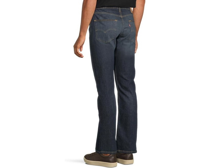 Джинсы Levi's 527 Slim Boot Cut с зауженным клешем и темным оттенком