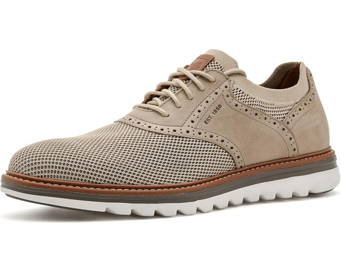 Кроссовки Johnston & Murphy Braxton Knit Saddle с трикотажным верхом и стелькой TRUFOAM