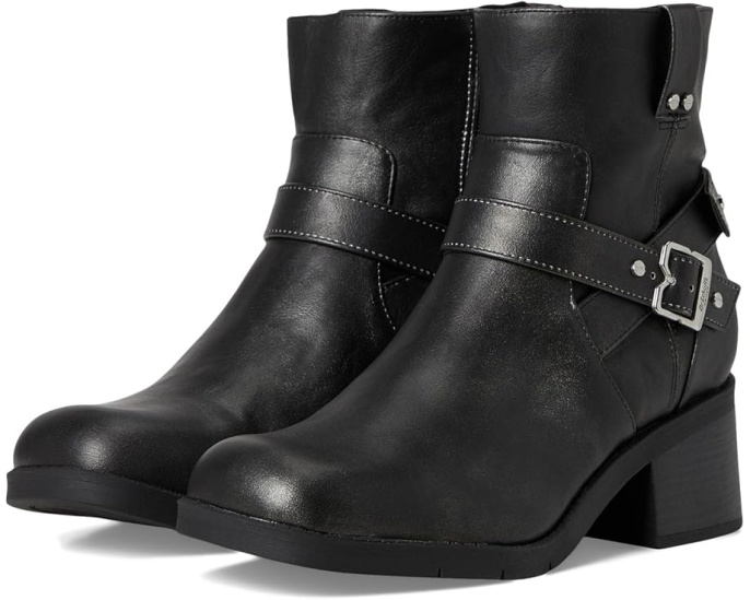 Ботильоны Janis Rugged Short Boots от Dr. Scholl's в стиле мотто с пряжкой