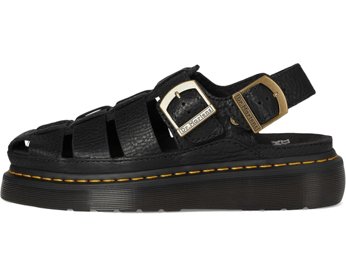 Сандалии Dr. Martens Wrenlie на платформе Quad Shore с пряжкой