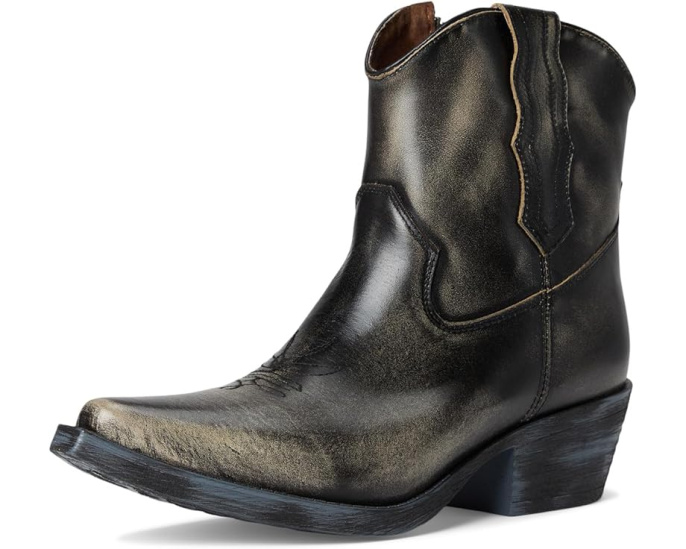Казаки Corral Boots с вышивкой Q7039 из состаренной кожи