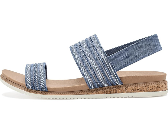Босоножки BOBS from SKECHERS Bobs Desert Kiss Low Breezy Stripe