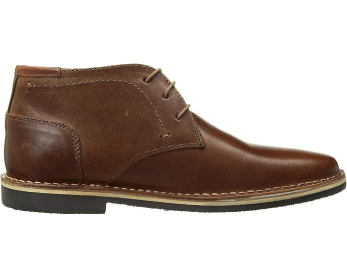 Ботинки Harken от Steve Madden из кожи цвета коньяк
