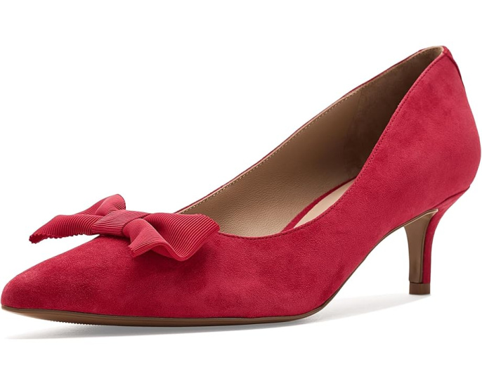 Туфли-лодочки Adrienne с бантом из замши Lauren Ralph Lauren