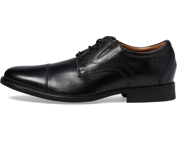 Clarks Оксфорды Whiddon Cap из натуральной кожи с мыском
