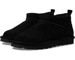 Сапоги Super Shorty Bearpaw из замши с овечьей шерстью и съемной стелькой