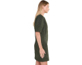 Платье Lilla P Washed Twill с длинным рукавом, деним
