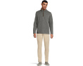 Johnston & Murphy толстовка Marled Quarter-zip с воротником из искусственной замши